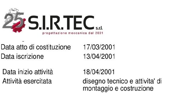 25 ANNI DI ATTIVITA'